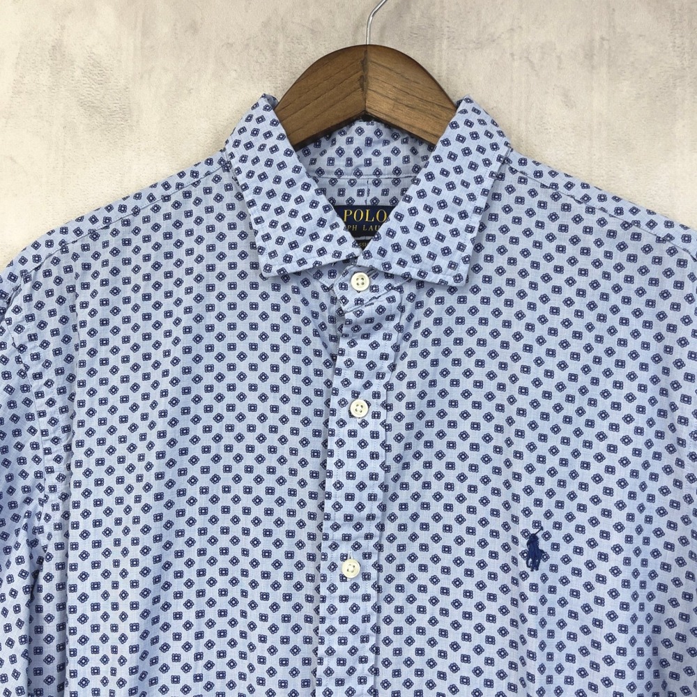 Polo Ralph Lauren Button Down Shirt Mens XL Classic Fit Preppy Nautical Coastal - Picture 3 of 14